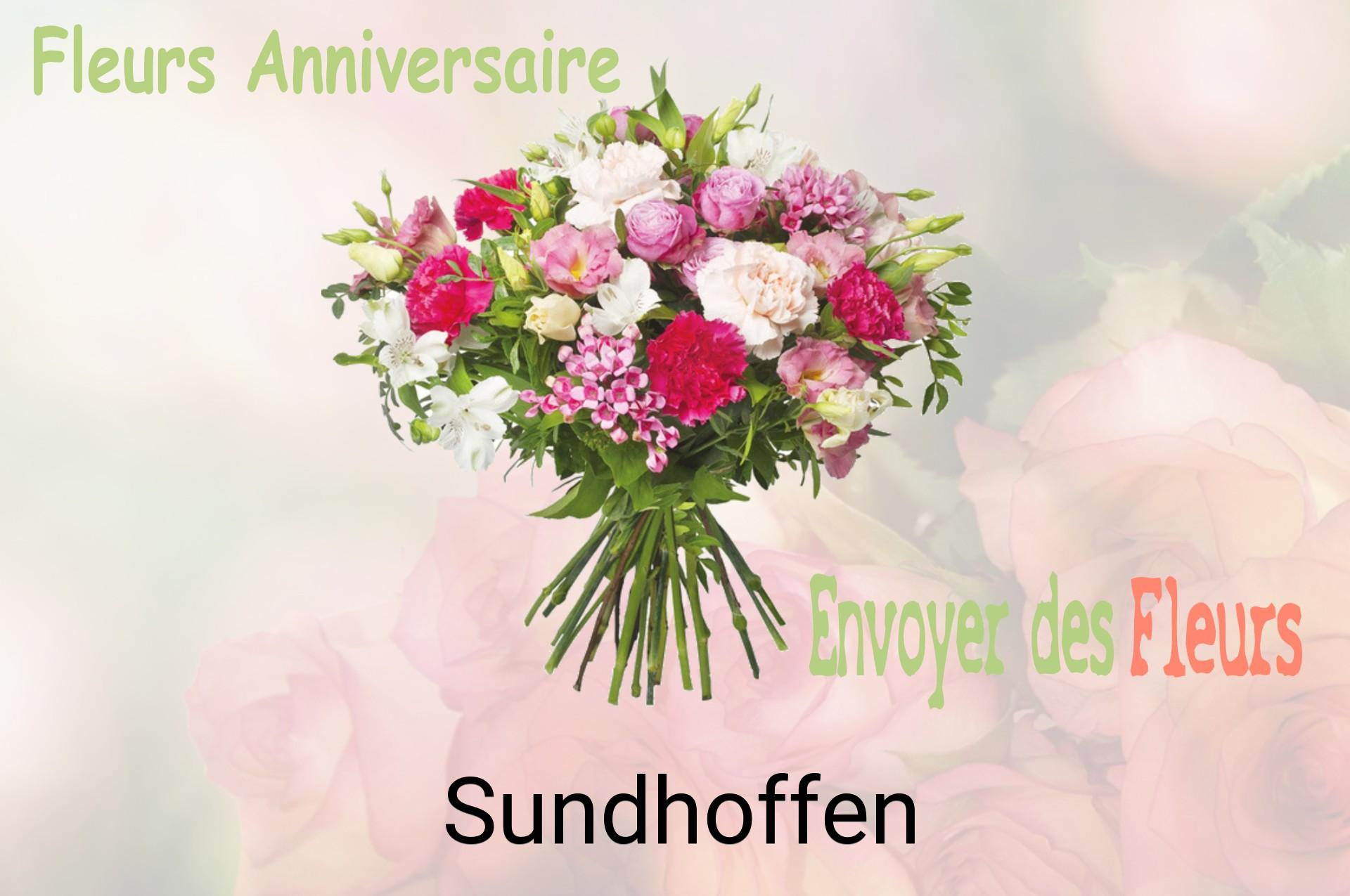 Bouquet de fleurs d’anniversaire livré à Sundhoffen